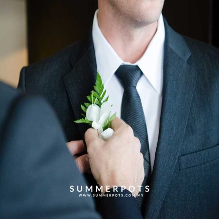 Groom’s corsage