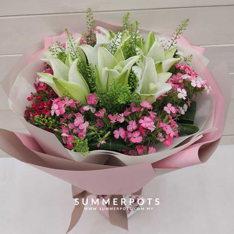 Madonna Lily Bouquet 451 - Image 2